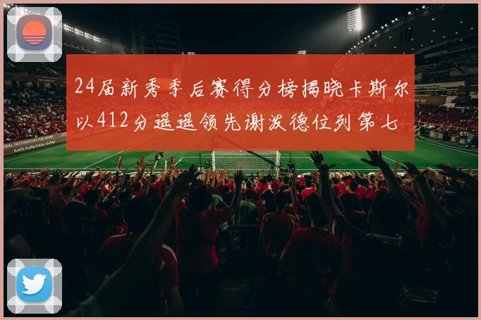 24届新秀季后赛得分榜揭晓卡斯尔以412分遥遥领先谢泼德位列第七